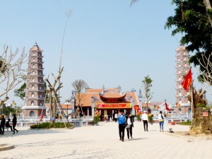 chùa hoằng phúc- địa điểm du lịch quảng bình